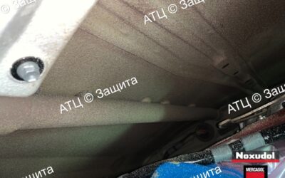 Пример шумоизоляции и антикоррозийной обработки Acura