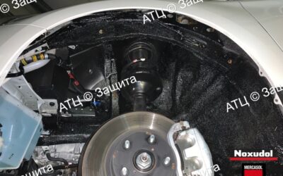 Пример шумоизоляции и антикоррозийной обработки Subaru