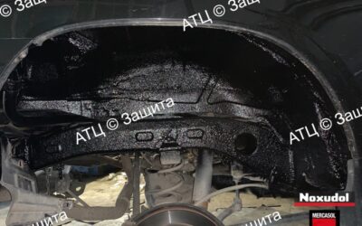 Пример шумоизоляции и антикоррозийной обработки Lexus